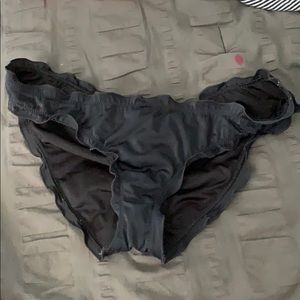 Black bathing suit bottoms
